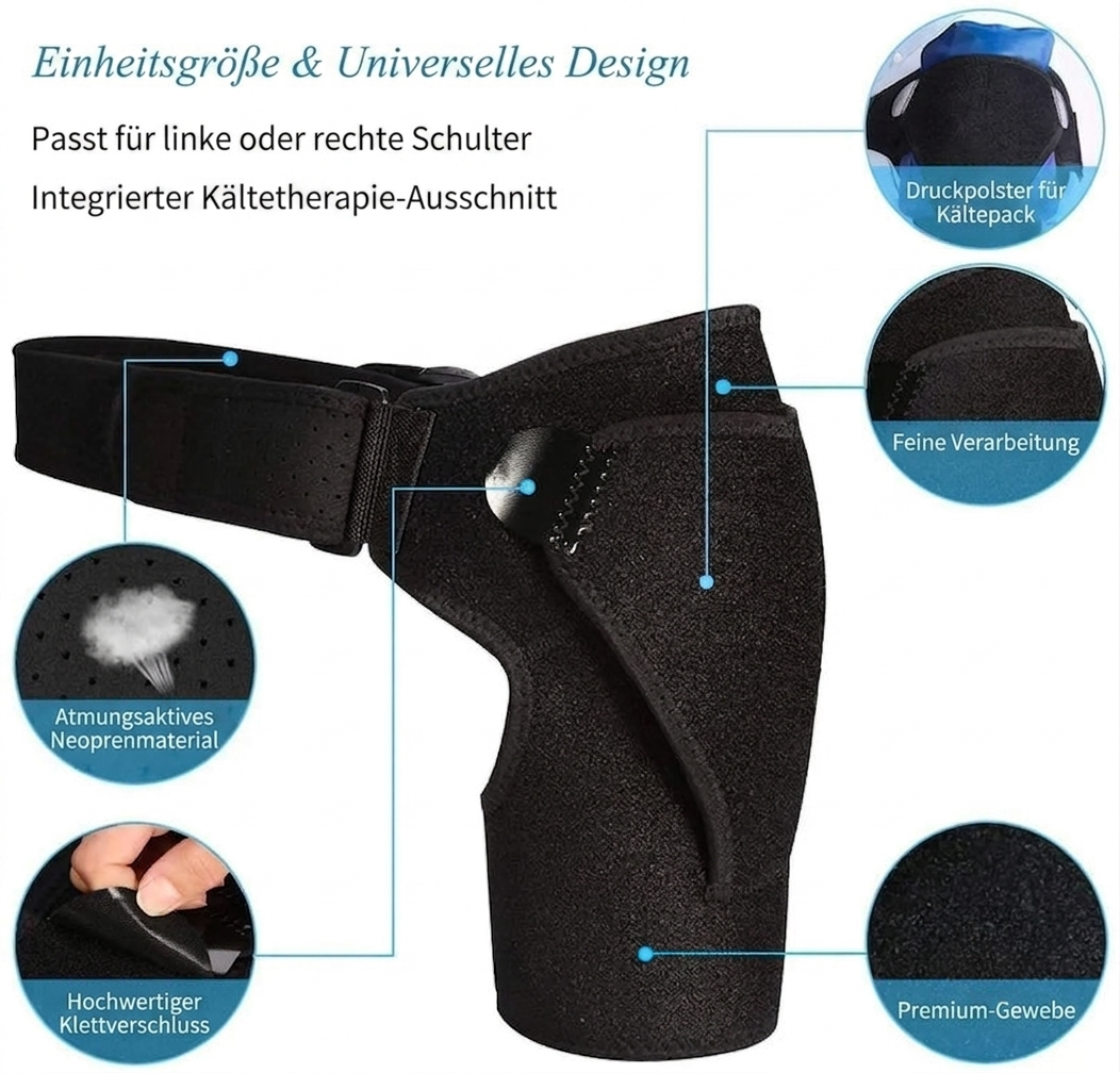 Verstellbare Schulterstütze mit Druckpolster