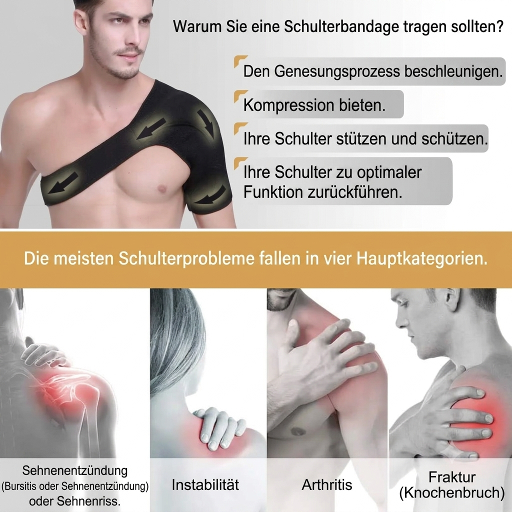 Verstellbare Schulterstütze mit Druckpolster